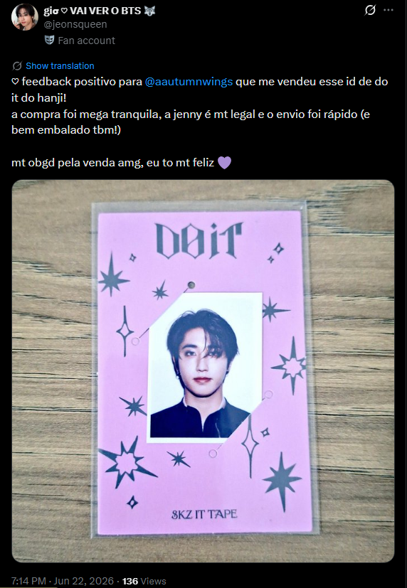 aautumnwings's tweet photo. 150. venda photocard
https://t.co/hzT8XtR1Q2 https://t.co/nur0N8wGXy