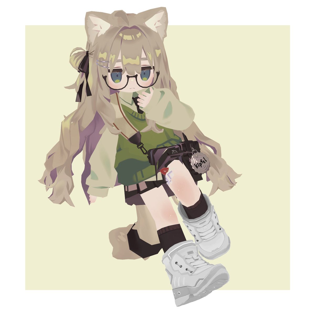 BingSa707's tweet photo. #vrchat #Kipfel 
Put together some VRChat shoe accessories over the last day or two. First time experimenting with menu buttons. Watching a quick tutorial video takes minutes, while asking AI takes forever. (Genuinely lost mind cells dealing with that dumb AI ) https://t.co/9EpE8Gm0YU