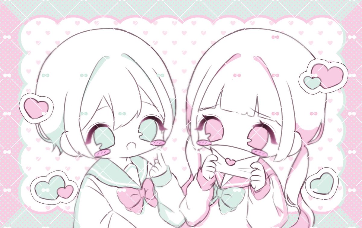 49qsc's tweet photo. 告白💌♡ 量産依頼用のラフ😞 https://t.co/CjTgBulL3M