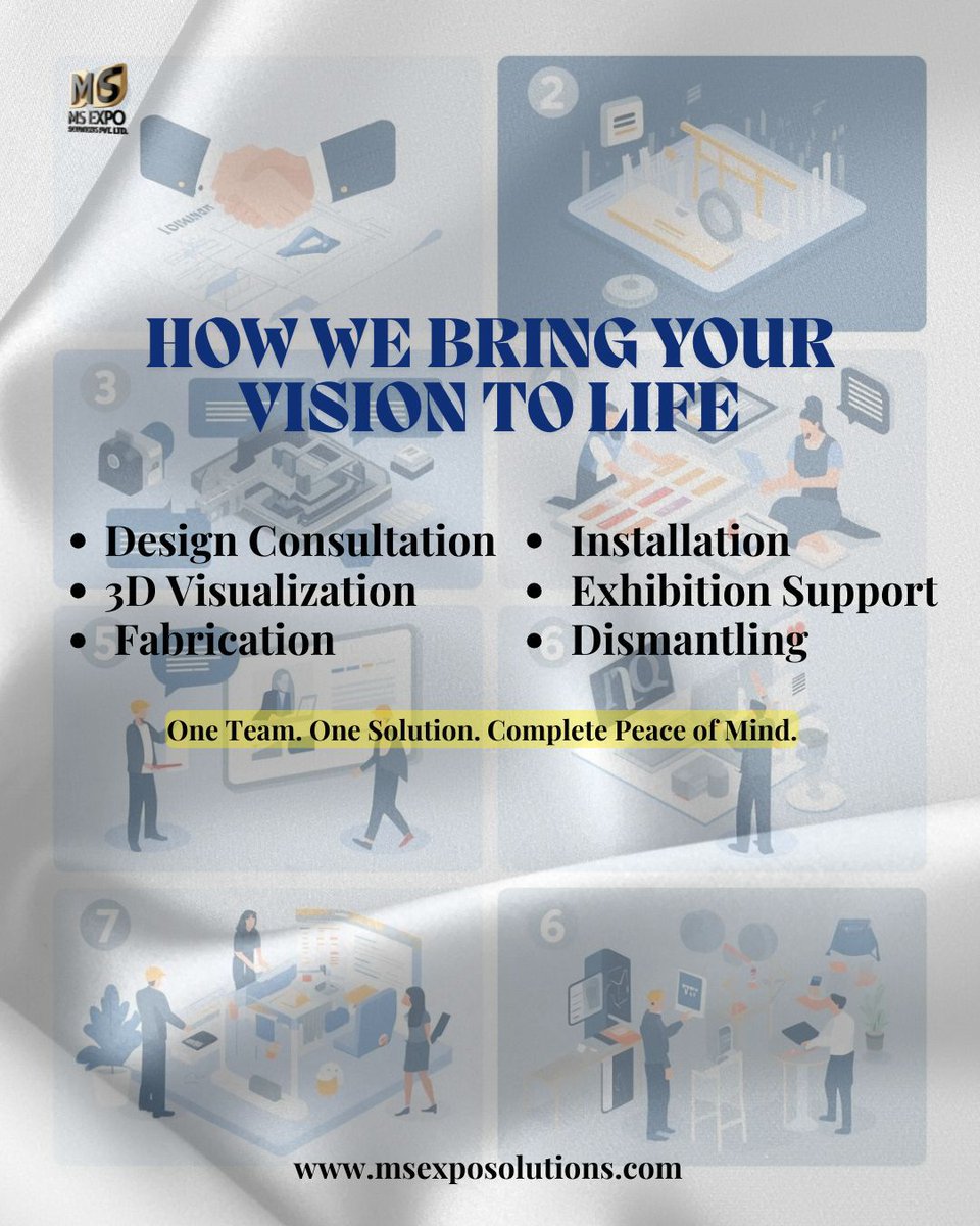 msexposolution's tweet photo. We don’t just plan events—we bring your vision to life with creativity, precision, and impact at MS Expo Solutions Pvt Ltd.

#MSExpoSolutions #BringYourVisionToLife #EventExperts #ExpoDesign #BrandExperience #CreativeSolutions #ExhibitionDesign #EventManagement #InnovationInEvents #StandOutExperience