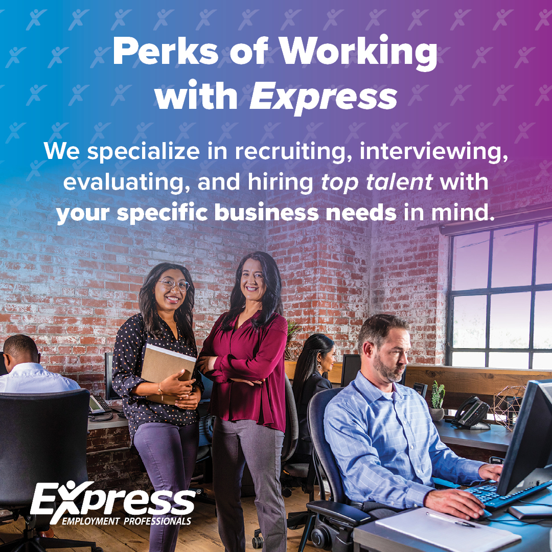 ExpressBalt's tweet photo. Finding the right fit for your team is easier than ever when you partner with Express in Baltimore! We recruit, interview, and evaluate top talent tailored to your specific needs. Reach out at 410-288-7900 to get started! https://t.co/F0ziRSLRNv