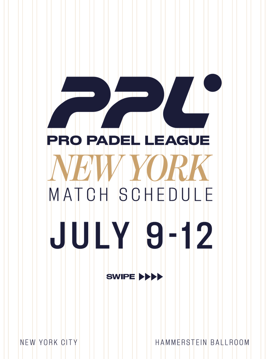 propadelleague's tweet photo. Your 2026 Season Opener Match Schedule 🗓️

PPL returns to New York City July 9-12. Tickets available now 👉 https://t.co/986ebDDtLF https://t.co/Cyb0VVz6DI