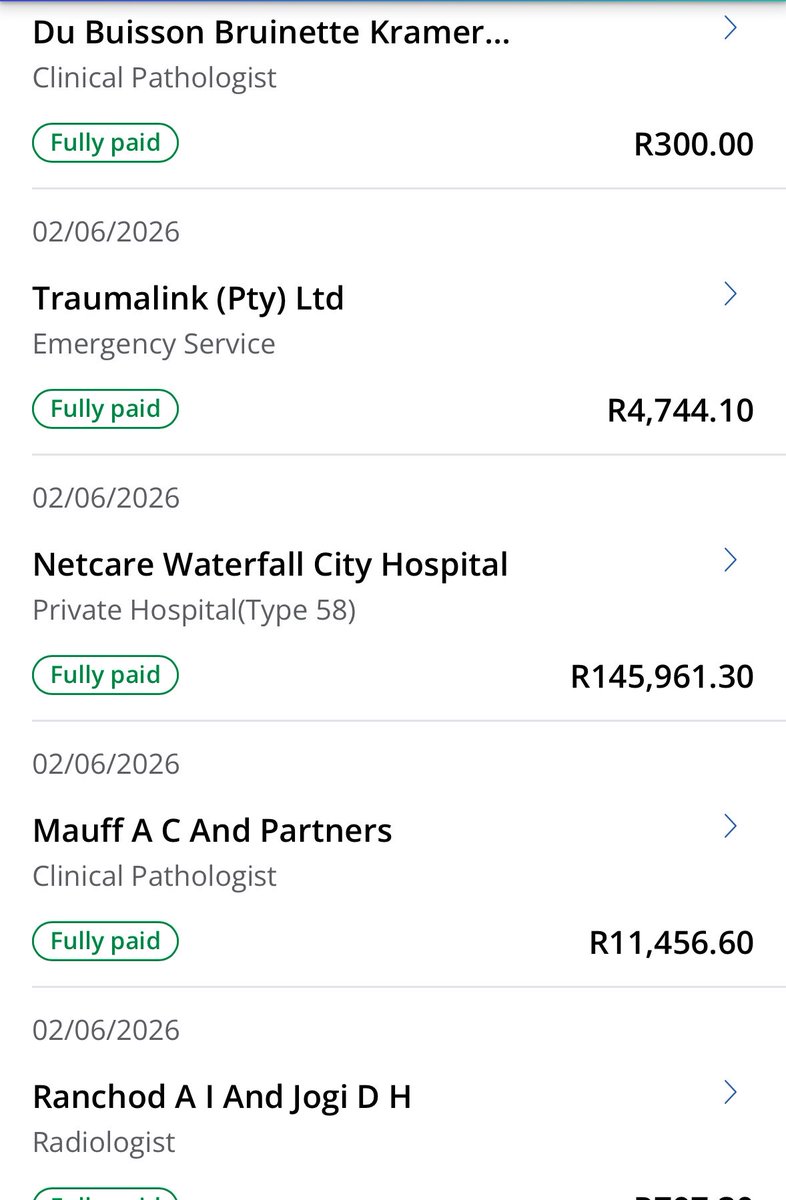 Thandeka_14's tweet photo. Going through my hospital bill and I am struggling to understand why an ambulance cost 4.7k🤔Bare in mind that I can literally see the hospital they dropped me off at from my place😭😭 https://t.co/Xcs9t28pn9