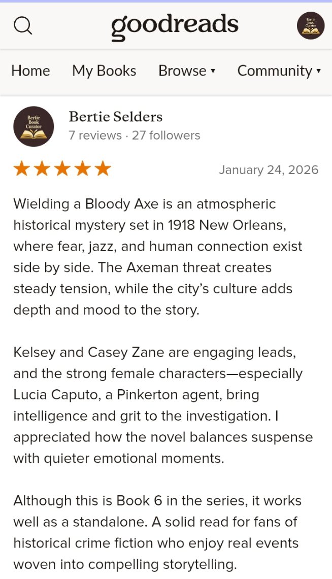 Bertieselders's tweet photo. Another great milestone for an author I recently collaborated with. 📚
Watching readers discover a story, engage with it, and leave thoughtful reviews is always rewarding.
33 reviews • 4.44⭐ on Goodreads and growing.
#WieldingABloodyAxe #BookCurator #Goodreads #Promotion https://t.co/fHqsksUn6V
