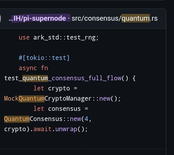 Cash_Hex's tweet photo. Quantum Consensus is building the future of blockchain with trust and security at its core. As quantum tech evolves, Pi Network is positioning itself ahead for the next digital era.

In this new landscape, Pi stands as a strong foundation among cryptocurrencies. https://t.co/yV8OhoACqx