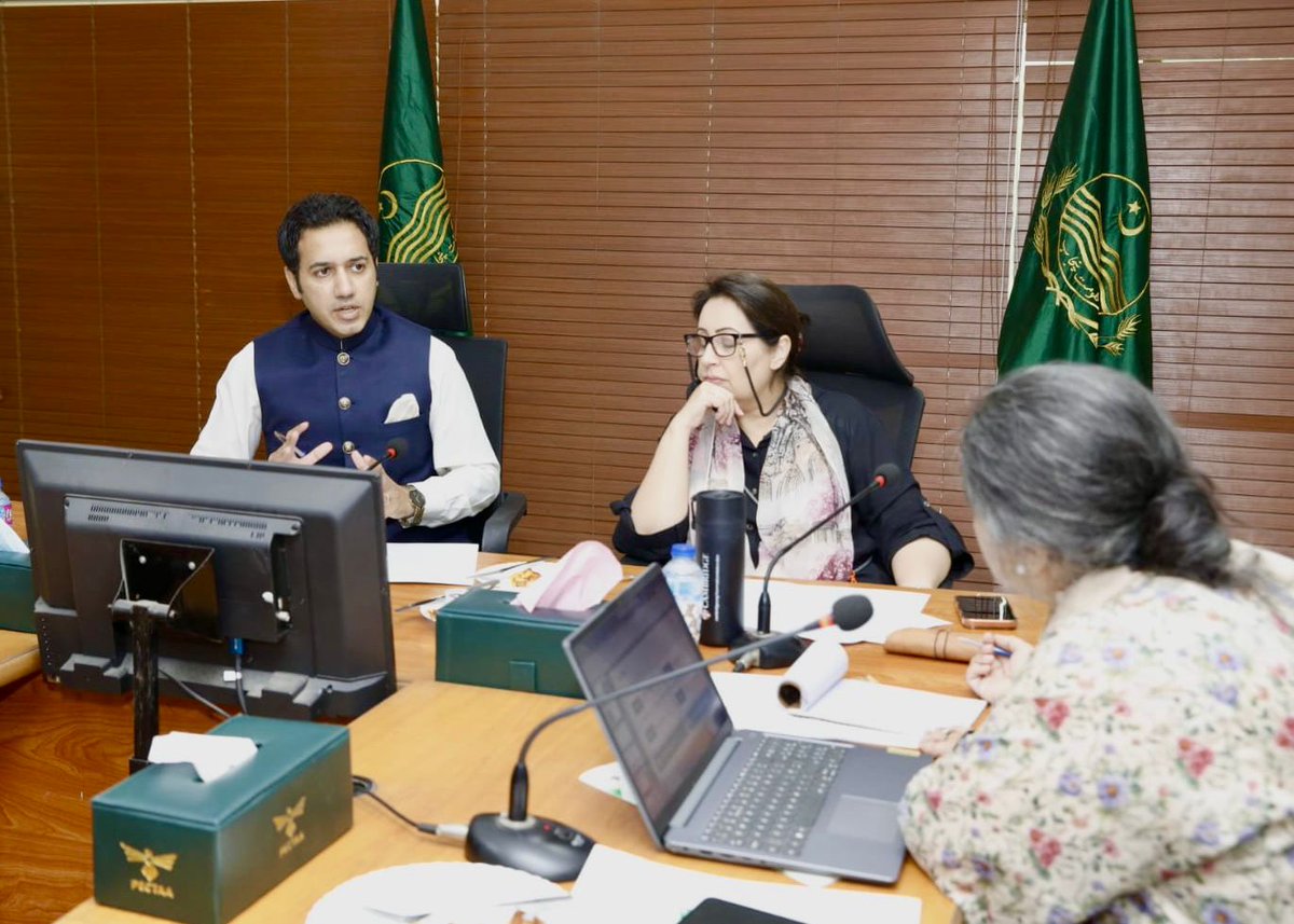 PECTAAOfficial's tweet photo. Meetings were held at PECTAA’s Gulberg office with representatives of Oxford University Press, the Punjab Group of Colleges, and PECTAA’s curriculum teams as part of the ongoing curriculum reform process.

The consultations focused on reviewing curriculum content, strengthening learning outcomes, and incorporating stakeholder feedback to ensure the development of a modern, relevant, and learner-centred curriculum for Punjab.

Vice Chairperson Ms. Nausheen Adnan also visited the curriculum reform sessions and reviewed the progress of the ongoing work, emphasizing the importance of a consultative and evidence-based approach to curriculum development.