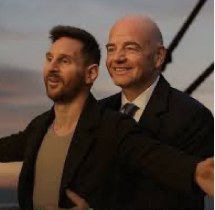 jolavarr's tweet photo. @SusanBarb29 Lionel Messi de Infantino ! ❤️ https://t.co/1eqLbOk3Nx