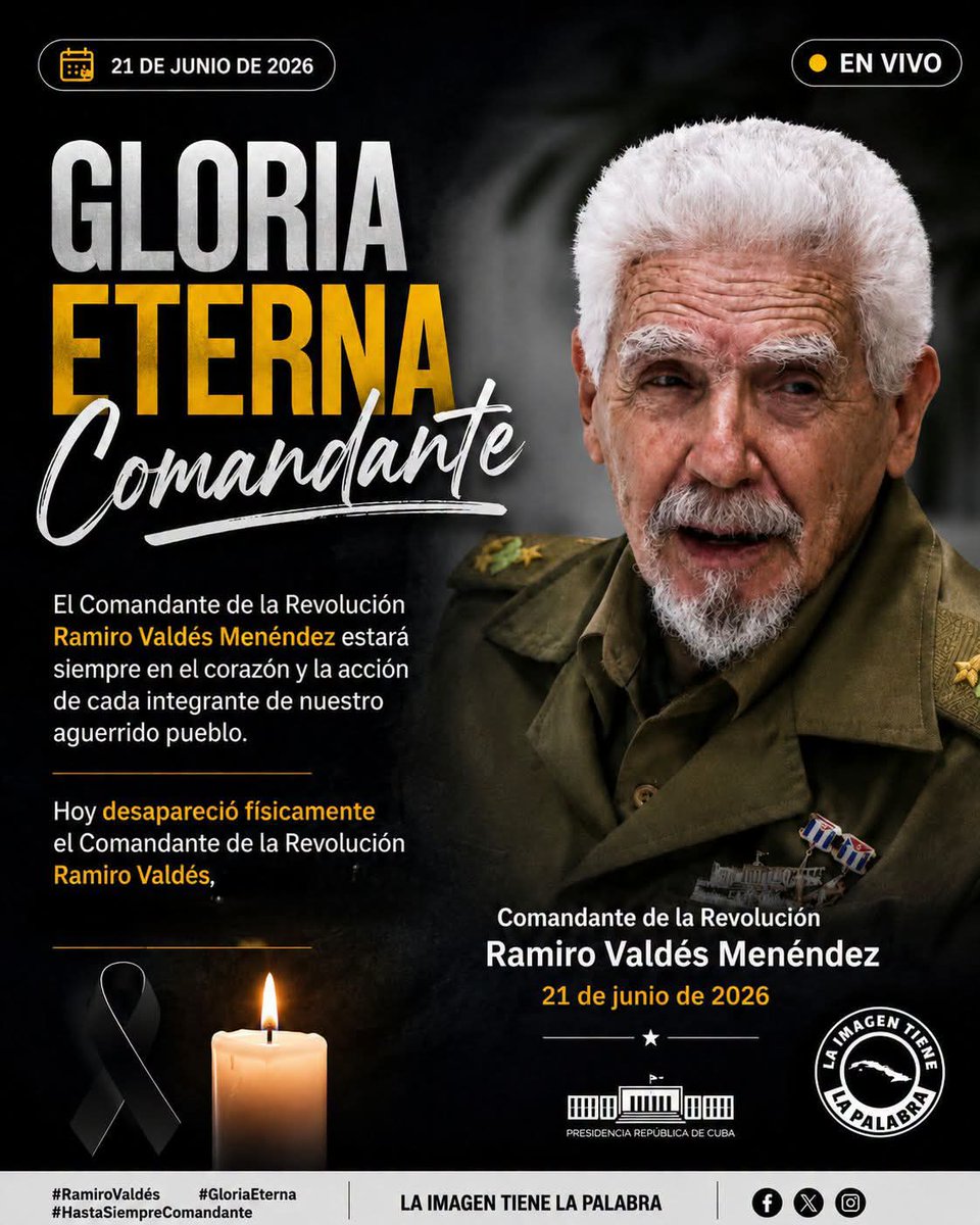 YaimaAngel1's tweet photo. En cada rincón de Santa Clara se respira la solemnidad de este 23 de junio. El pueblo se alista para despedir a quien honró con su vida a esta tierra. El legado del Comandante es inmortal. #CubaEstáFirme #VillaClaraConTodos #PorSiempreRamiro @SuselyMorfaG @MilaxyA https://t.co/rsCgA1r1cW