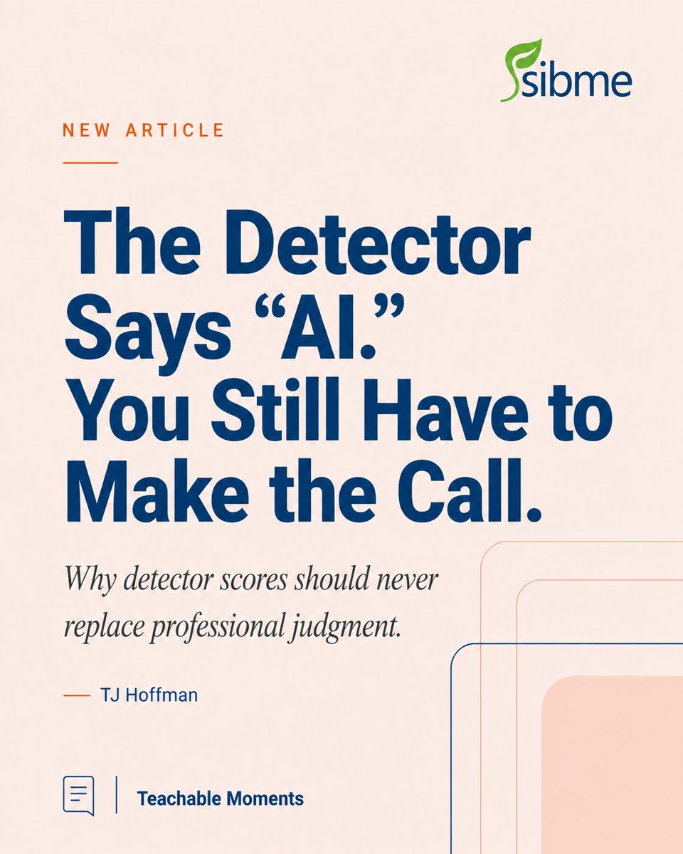 SibmeApp's tweet photo. .Read the full article:
https://t.co/vNav145hqB
#AIinEducation #Teaching https://t.co/PRlLMbHU36