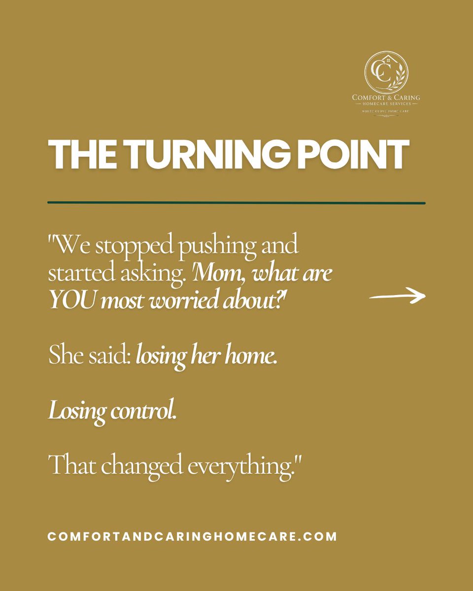 comfort_caring's tweet photo. “My parent says they’re fine. But I know they need help.”

One of the hardest conversations families face.

Swipe to see how one Massachusetts family navigated it. 👇

Compassionate in-home care across Greater Boston. Call us.
📞 781-262-0734
🌐 https://t.co/JwzFf7UP0p https://t.co/Bkv1uWLQL2