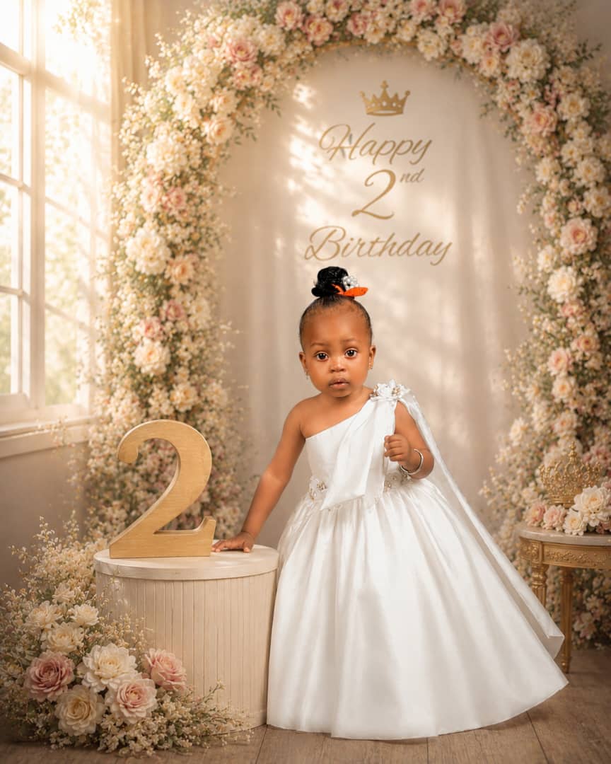 nuruking11's tweet photo. Our Naimat Beauty Soaga is 2 today! 🎉  
Two years of pure joy, giggles, and love.  
May Allah bless you with good health, happiness, and barakah always.  
We love you, our Beauty 💛 #NaimatAt2_

--- https://t.co/vaiWbDOmuu