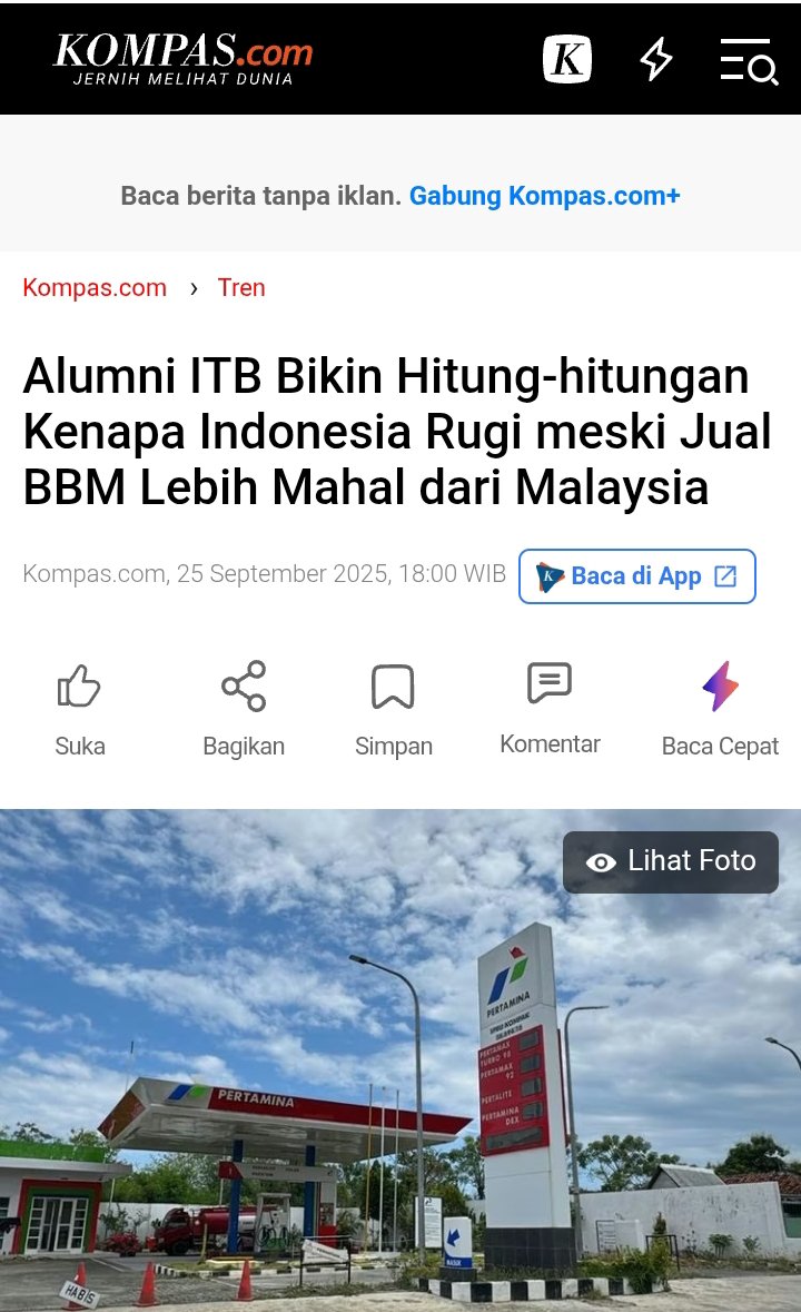 ferry_kdg's tweet photo. Apakah rakyat pernah ngutang saat isi BBM di SPBU🤔 https://t.co/ZkSjiGFDgm