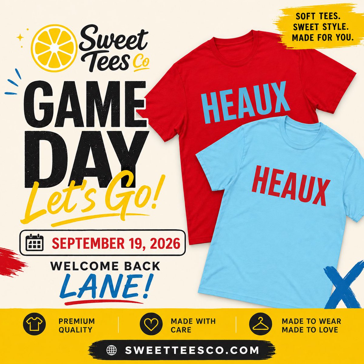 Moonticket__io's tweet photo. Rebel fans, welcome Lane back in style! Order your game day shirts today!  Stripe the Vaught!

Ole Miss Rebels vs LSU Tigers
September 19, 2026
Vaught-Hemingway Stadium

https://t.co/1ljfQ8isTt https://t.co/SDz8BKUspr