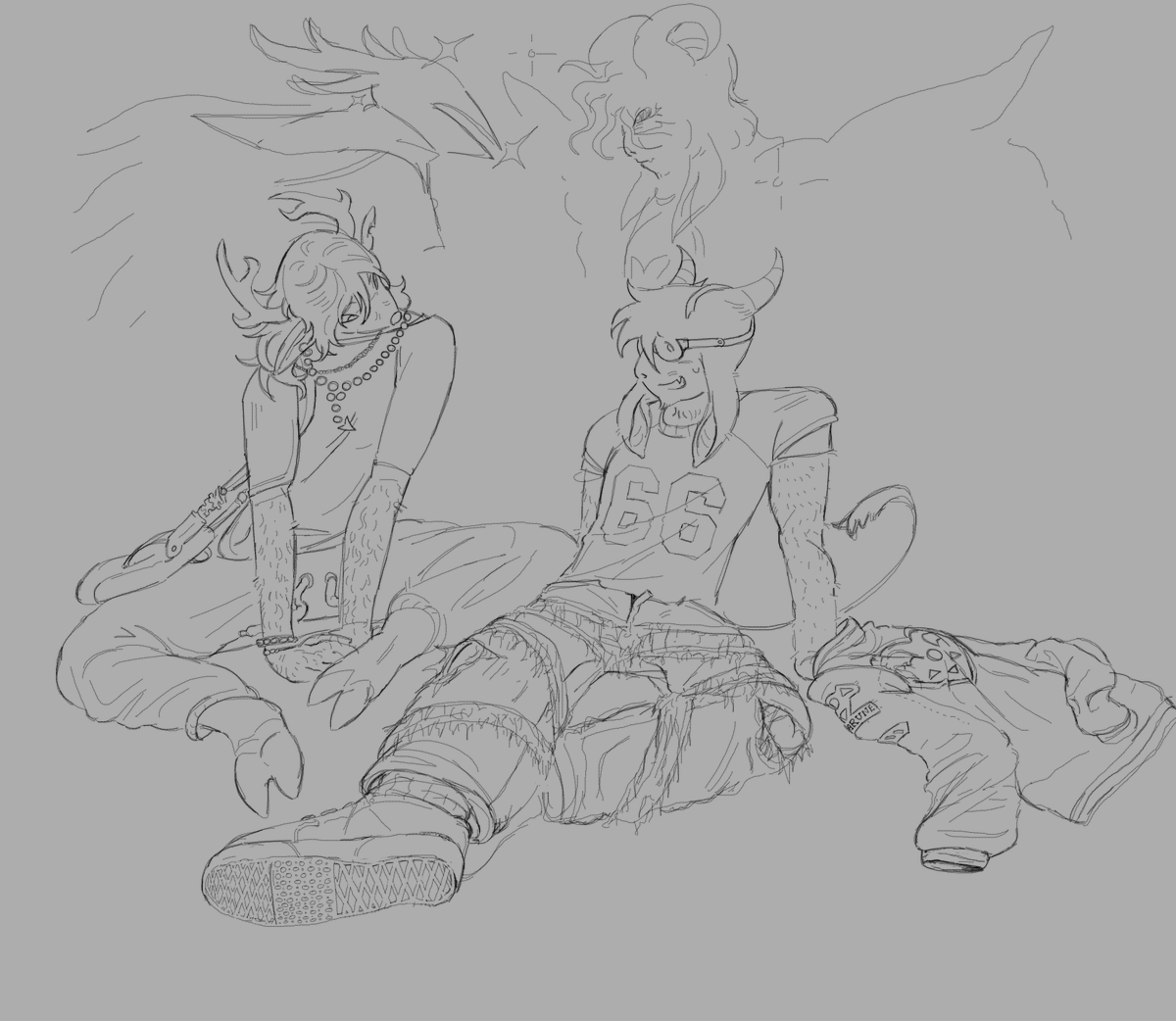 Oink_mf's tweet photo. i havent drawn these two in a BIT i forgot how i designed them LMAO
#dessriel #justthetwoofus https://t.co/Rqi7dIbmxn