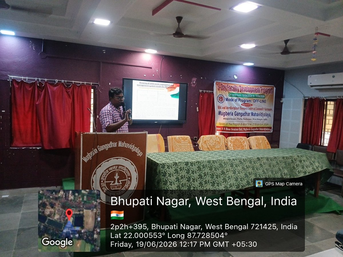 MugberiaM's tweet photo. A celebration on World Intellectual Property Day was organized by the Department of Chemistry, Mugberia Gangadhar Mahavidyalaya, with IIC collaboration. Dr. Pijus Kanti Khatua delivered an insightful talk on intellectual property awareness and innovation. https://t.co/zSMoH6UhZm