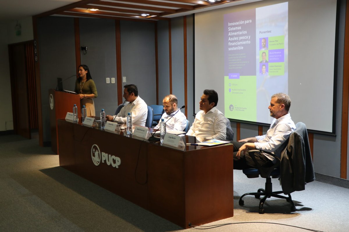Infopesca_ALyC's tweet photo. INFOPESCA participó en el evento “Innovación para Sistemas Alimentarios Azules: pesca y financiamiento sostenible”, con la presentación de @dmendozar sobre mercados sostenibles para la pesca y la acuicultura en América Latina.

📲Más info: https://t.co/BPgVq2XPKG https://t.co/OhRlMJiAWE