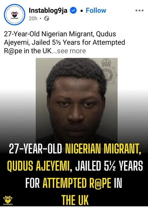 Lie_Detektor's tweet photo. CRIME REPORT UPDATE EP24 - NIGERIANS ABROAD
(Yoruba Crime Culture Unmatchable/Unstoppable)
These 2 cases make it 263 Nigerians arrested/jailed abroad for crimes in 2026
Breakdown by ethnic group; 
Yoruba 163
Igbo 46
South Minorities 42 North
(Hausa/Fulani/Minorities) 12 https://t.co/9wOfTJGHZj