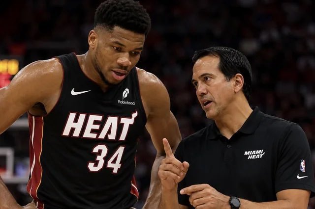 Heat_Muse's tweet photo. Everyone’s talking about how scary the Giannis and Bam duo will be.

When this duo may be even scarier … https://t.co/67H7QnPDai