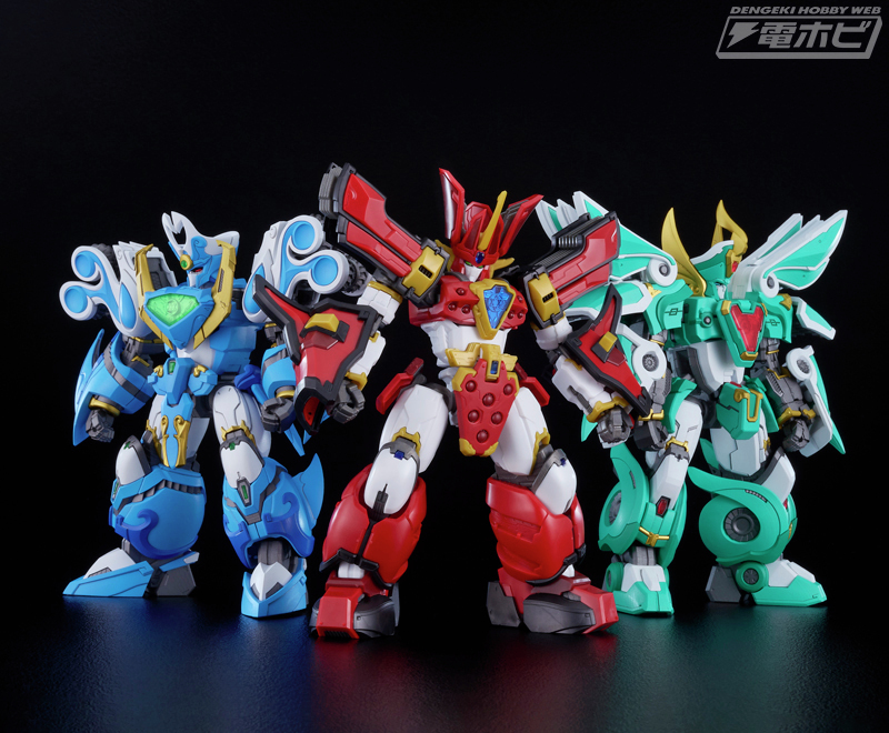 hobby_magazine's tweet photo. 【今日の話題】アニメ『魔動王グランゾート』から「#MODEROID King's Style」の「グランゾート」「ウインザード」「アクアビート」が再販！豪華仕様の「王金版」もグッドスマイルカンパニー公式ショップで限定再販!!

https://t.co/0SNdr2RrtB

#グランゾート https://t.co/xaziD4R3LD