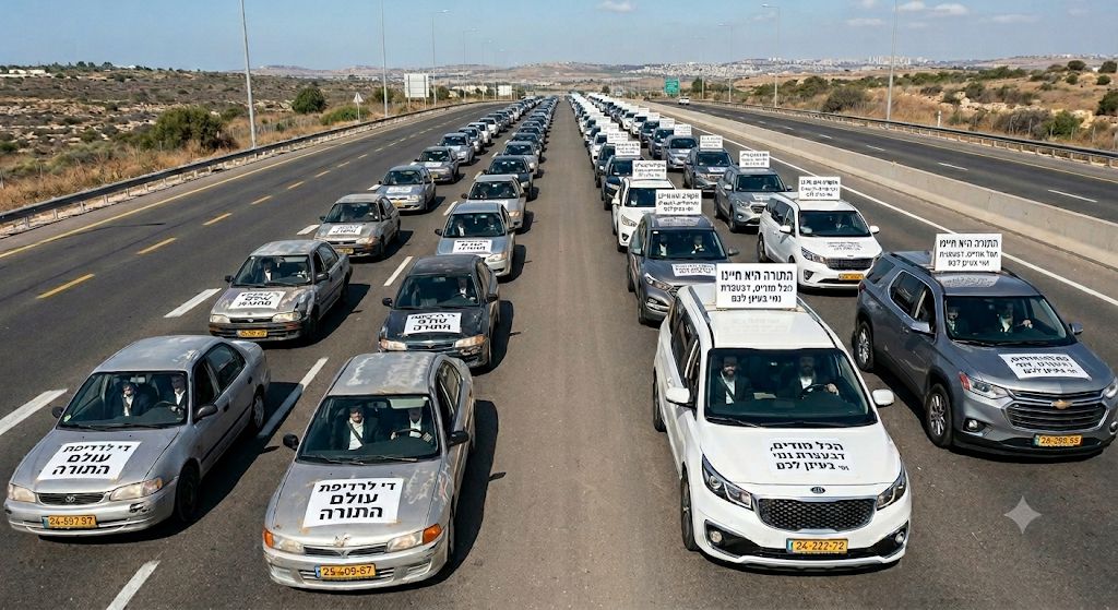 moshe_nayes's tweet photo. המגזר החרדי בתמונה אחת. כך תיראה שיירת המחאה מחר, החסידים מימין והליטאים משמאל https://t.co/BDXJS6V0rG