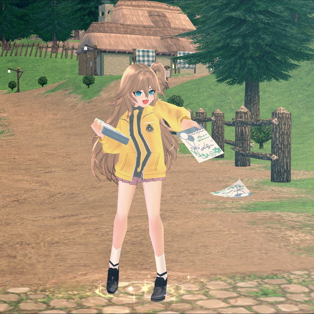 zundamon_game's tweet photo. 乗っ取られたのだ🥹
（※お金なくってクオリティー低くてゴメンね）

#マビノギ https://t.co/3vFUCZkoJc