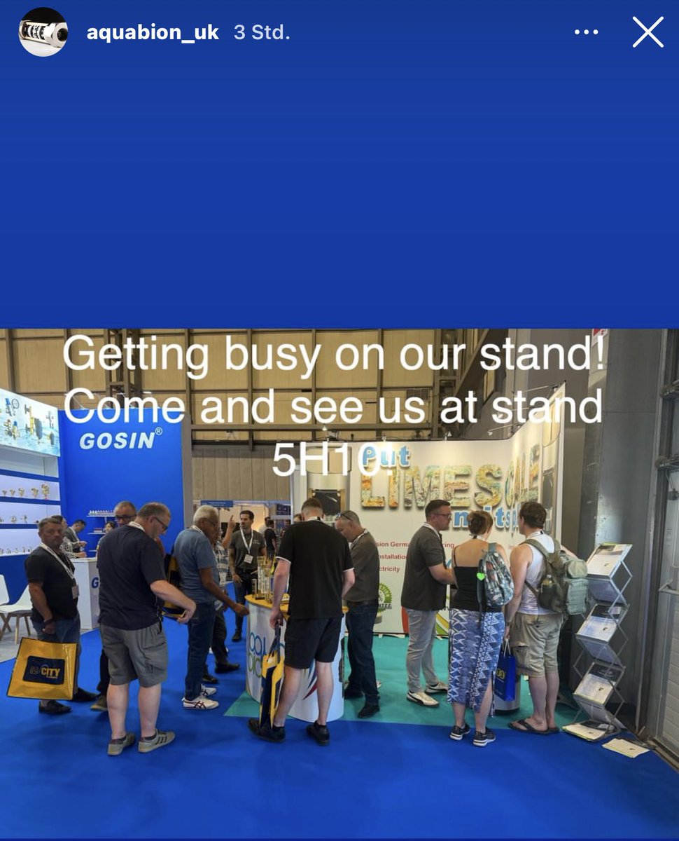 aquabion's tweet photo. #AQUABION 🧢🧢💧💧Fever 🥵 at the #installershow https://t.co/8iQuMDYz3Z