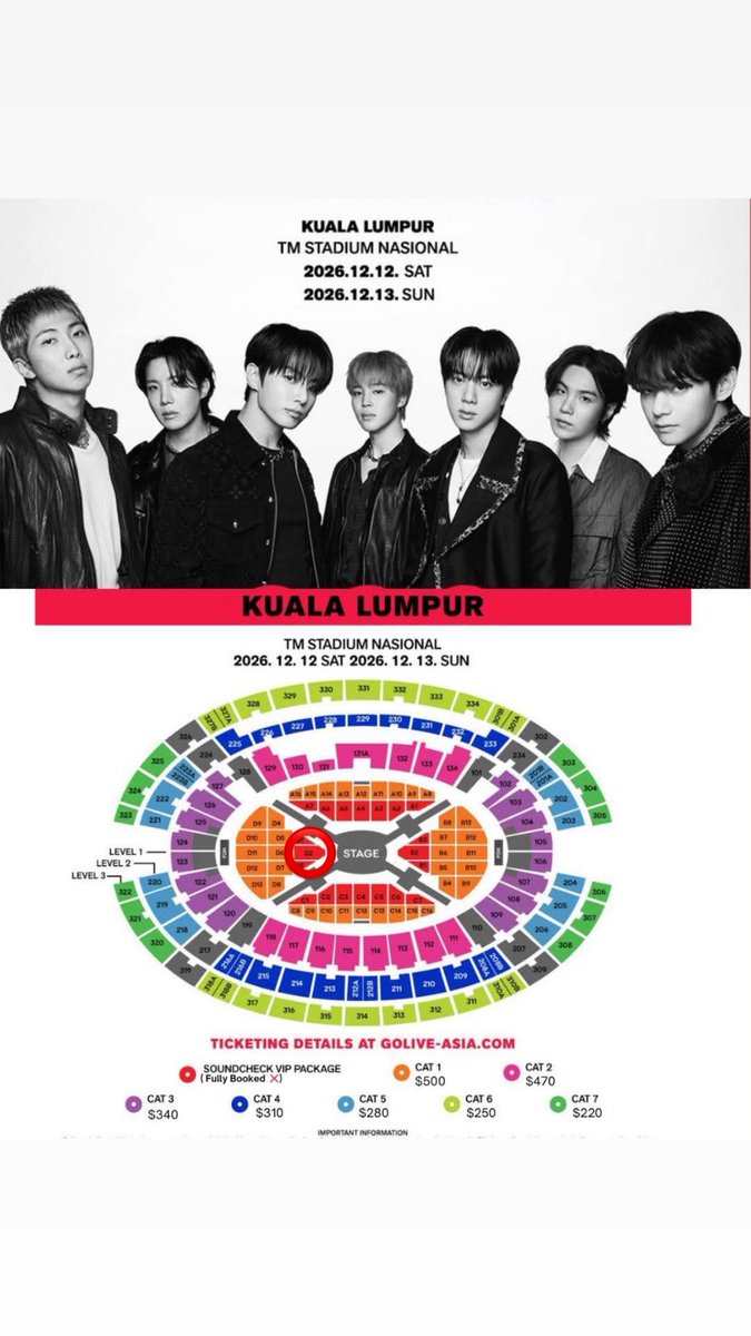 keoharper's tweet photo. Resell
WTS BTS Kuala Lumpur Day 1 🎫
💜 VIP
📍Section D2
DM for price &amp; details.
#BTS_ARİRANG #BTS #resell #Army https://t.co/jPux1wKUoq