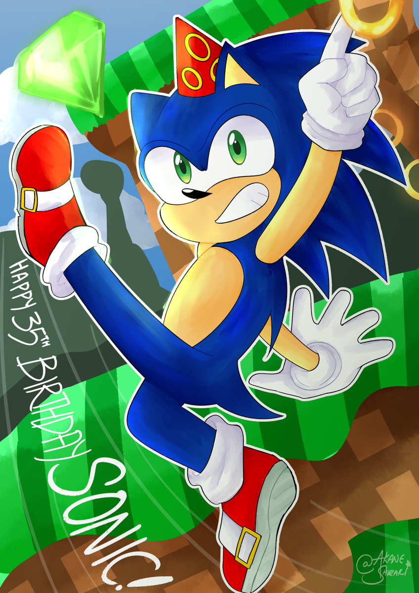 eliosearts's tweet photo. Happy 35th Anniversary to #SonicTheHedghehog !!! Have a way past cool day my blue blur! 🥹🥹💙💙

#ソニック35周年 https://t.co/oq7m9JubAx