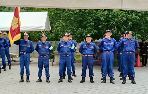 vfc_shiba's tweet photo. 6月14日(日）港区立芝公園に於いて第71回港区内消防団ポンプ操法大会が開催されました。

港区内の４消防団（#芝消防団、#麻布消防団、#赤坂消防団、#高輪消防団）から各団2隊が出場して、ポンプ操法を競いました。 https://t.co/O61QK6OYXe
