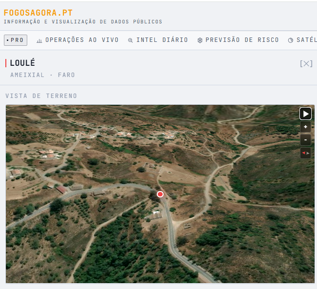 75Alcaide's tweet photo. 🚨Alerta: 23/06/2026 14:45: GRANDE INCÊNDIO.

🔥 Incêndio em #Loulé, #Algarve, alerta às 10h49.
⚠️Em Curso · Mato
👨‍🚒 217 operativos
🚒62 veículos
🛩️9 meios aéreos
📍 Ameixial

🔗https://t.co/picGM1YVUm
by @FireAlertsPT 

#Portugal #Incêndios #FogosPT https://t.co/ncABRuAH2C