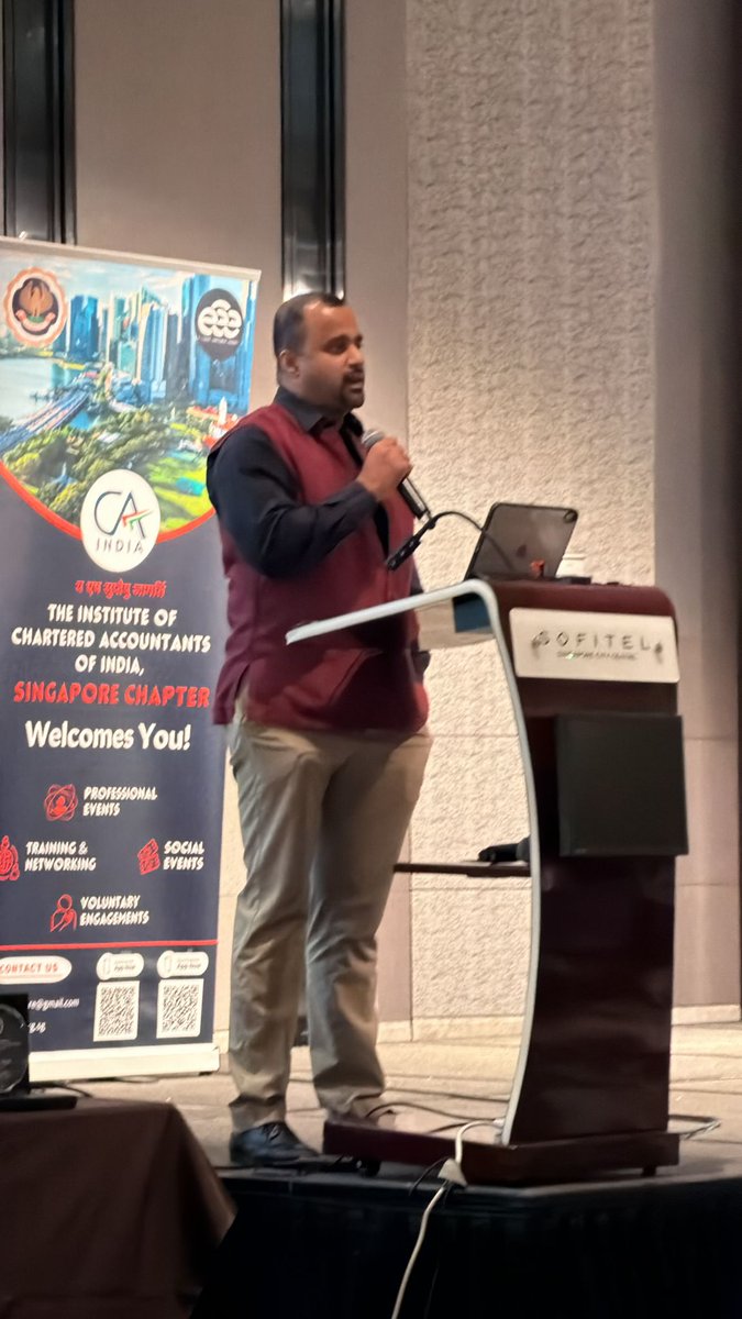IncomeTaxIndia's tweet photo. 💠 The Income Tax Overseas Unit (ITOU) Singapore, under High Commission of India, Singapore participated in the Knowledge Session “Navigating India’s New Income Tax Act and Emerging Tax Jurisprudence” hosted by ICAI Singapore Chapter on 22 June 2026.

💠Mr. Sanyam Joshi, First Secretary (ITOU) spoke about the rationale and philosophy behind India’s new Income-tax Act, 2025 and elaborated the nuances of simplification and consolidation in the new Act.