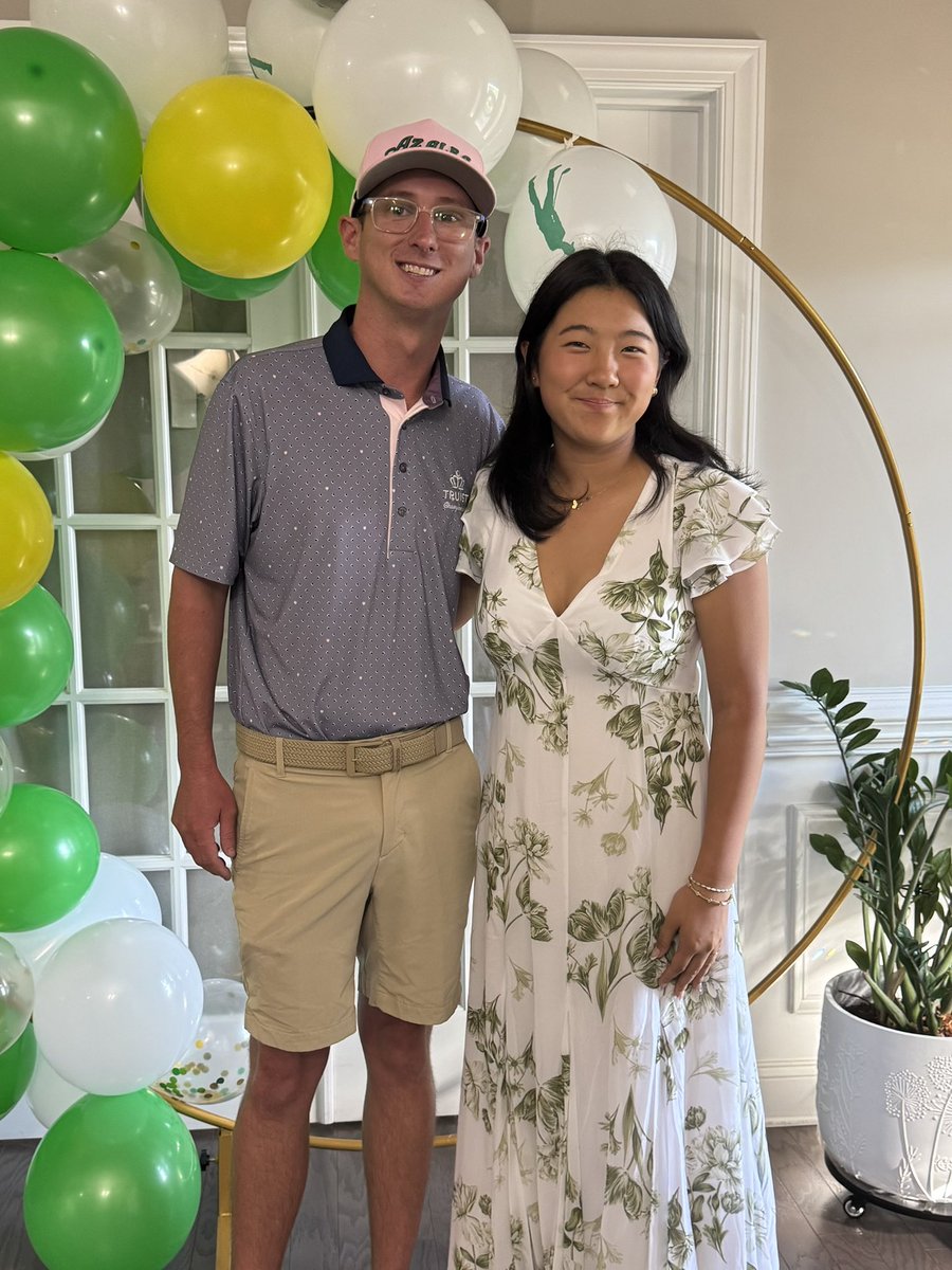 WesleyHelms6's tweet photo. CHS —> UNCC!! Celebrating an incredible graduate! 🎓⛳️ Gracie has been one of the most influential people in my coaching career thus far, and I’m so grateful for everything she’s meant to our program. Proud of you and excited to watch your next chapter unfold. Congrats, Gracie! @AGHoulihan @CuthbertsonHSNC @CHS_Cavs