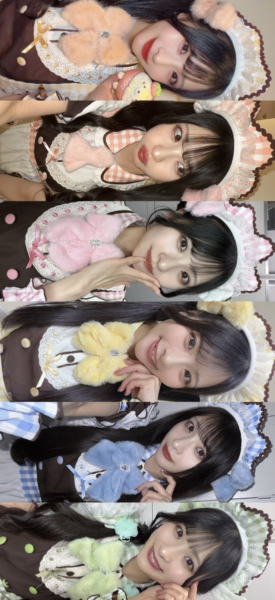 maid_chiacan's tweet photo. 全色揃ったよ𖤐 ̖́- https://t.co/Bdl0S4oD2E