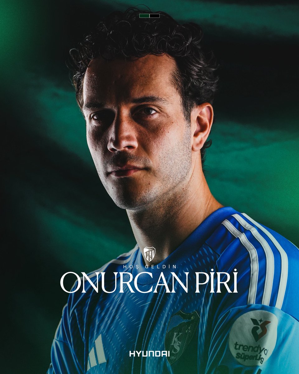 Kocaelispor's tweet photo. Kocaelisporumuza hoş geldin Onurcan Piri! 💪🏻

Kulübümüz ile Onurcan Piri arasında 1 Temmuz 2026 tarihinden itibaren geçerli olmak üzere 1 yıllık sözleşme imzalanmıştır. 

Oyuncumuza kutsal armamız altında başarılar diliyoruz! https://t.co/87haVOf98Z