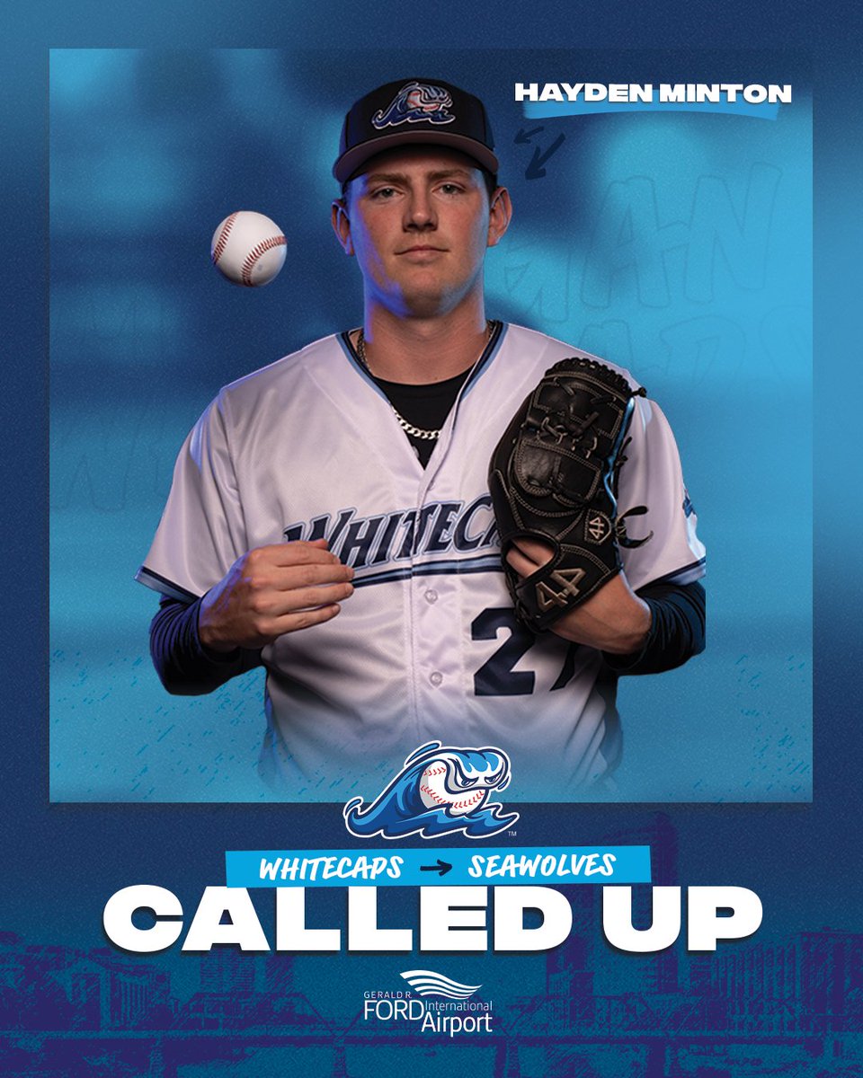 wmwhitecaps's tweet photo. HAY-NOW!!!

Huge shout-out to Hayden Minton on getting promoted to the Double-A @erie_seawolves!

A big part of our championship run last season and a steady presence this year, best of luck on the Road to Detroit, Hayden! https://t.co/jMlSWa0sFC