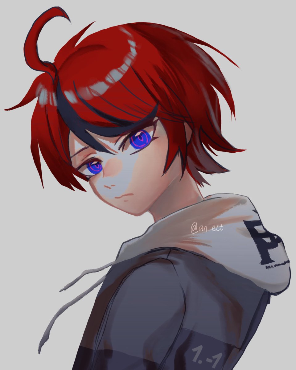 an_ect's tweet photo. Takumi Tuesday..... 🌊 

#hndr_fa #hundredlinefanart https://t.co/FNuF7oJNtl