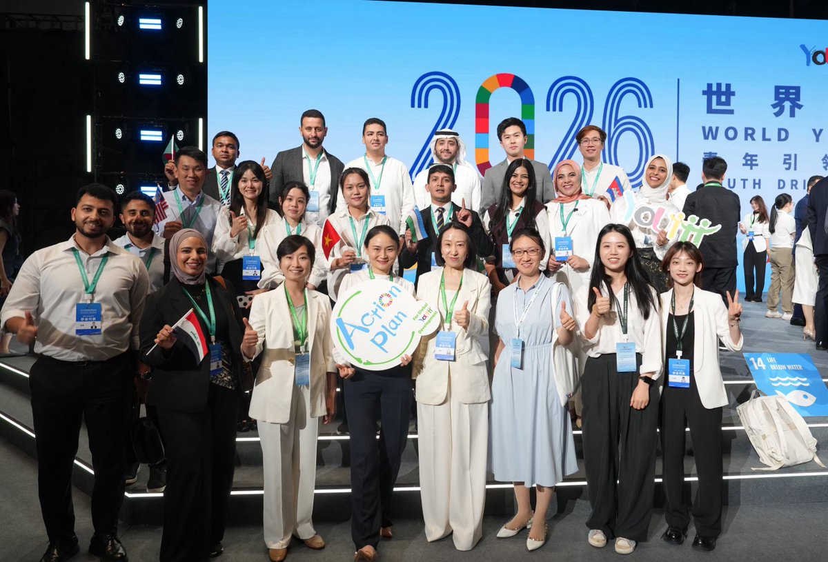 cscecksa202510's tweet photo. Two Outstanding Young Employees of CSCEC KSA branch Participate in the 2026 World Youth Forum！！
Young Leaders Driving Development, Building a Better World Together！#CSCEC @CSCECNEWS https://t.co/rqmgEdnpdE