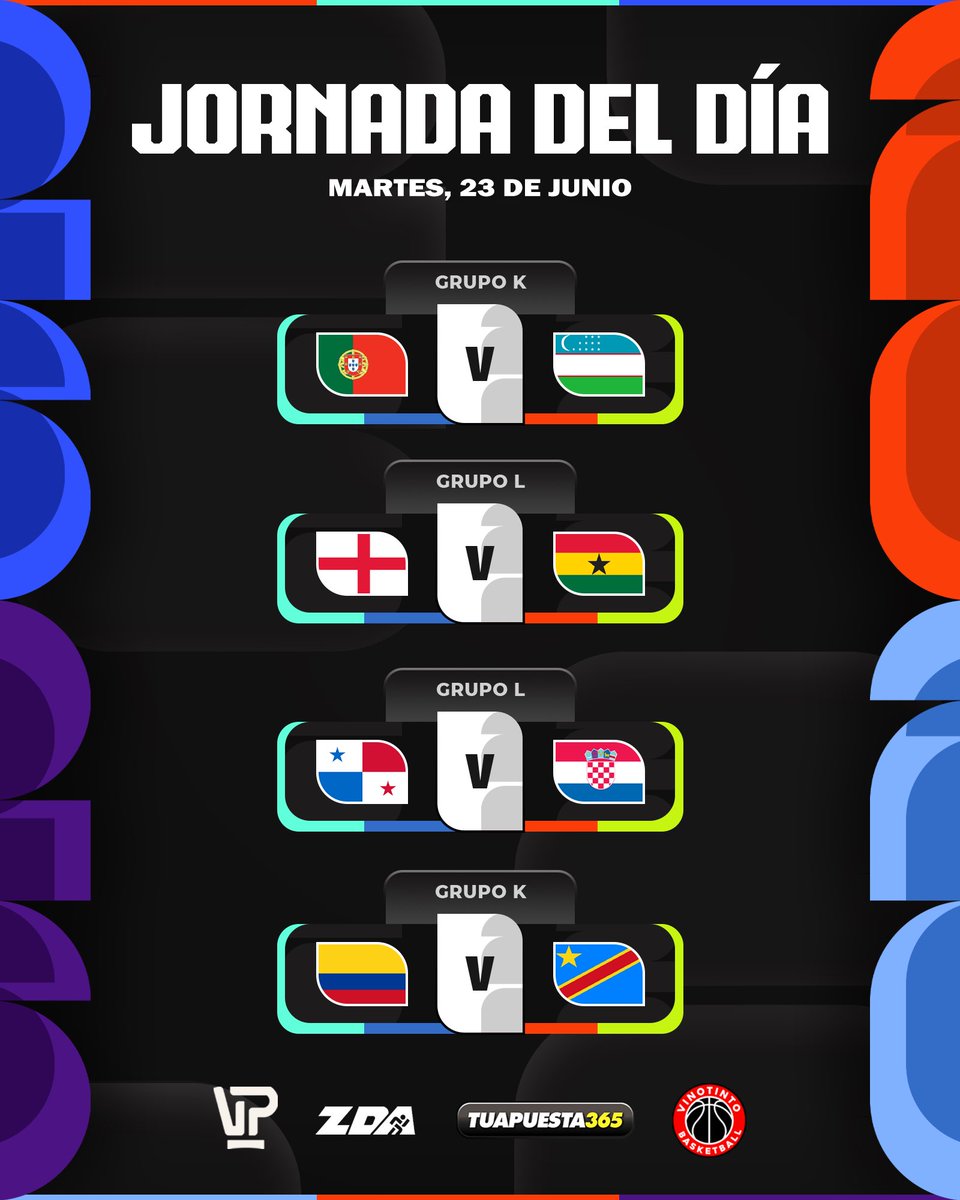 zdaoficial's tweet photo. 🌍🏆 ¡El Mundial 2026 sigue encendido! 

Hoy se disputan nuevos duelos clave en la fase de grupos, donde cada selección buscará dar un paso más hacia la gloria. ⚽🔥

👀 ¿Qué partido esperas con más emoción?

#Mundial2026 #FIFAWorldCup #JornadaDelDía #ZDA #TuApuesta365 https://t.co/6FXGnzzbQs