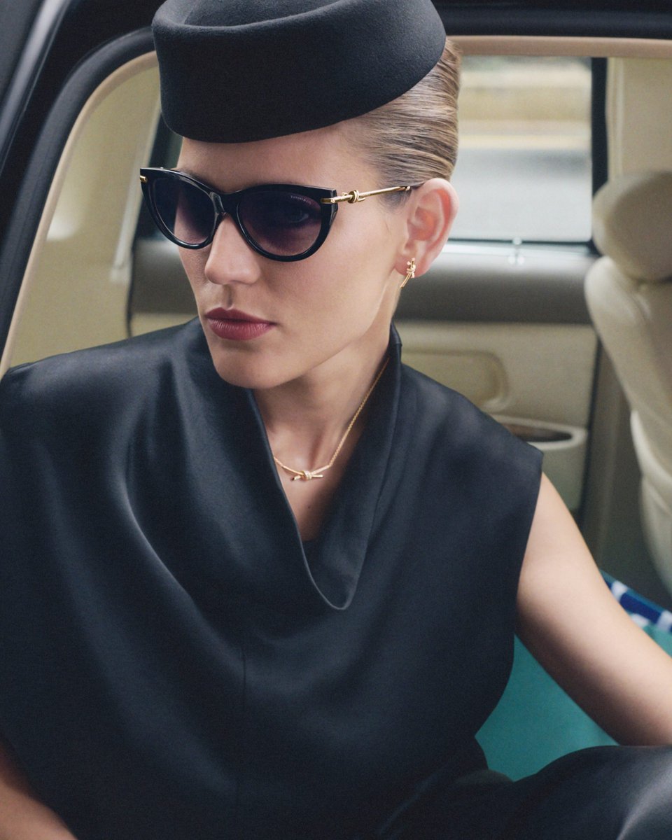 TiffanyAndCo's tweet photo. Knot by Tiffany transforms an archival bow into a symbol of love’s most meaningful connections. Inspired by the jewelry collection’s iconic gold twists, Knot sunglasses reinterpret the signature motif through polished metal detailing at the temples, offering a modern take on an enduring design. #TiffanyAndCo

Discover more: https://t.co/xa61nTu44U