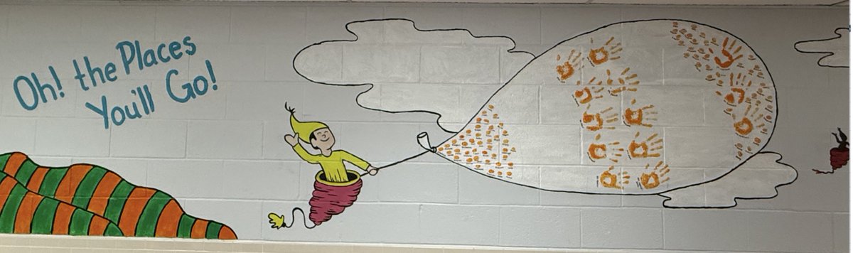 north_dover's tweet photo. NDE will miss our Grade 6 students! To honor our final Grade 6 class, we created a legacy wall celebrating the mark they have left on North Dover. Thank you to Mrs. Dufaut for sharing her artistic talents. π―π§‘ #ROARwithPurpose @LJaime13 https://t.co/Di2mbDERVa