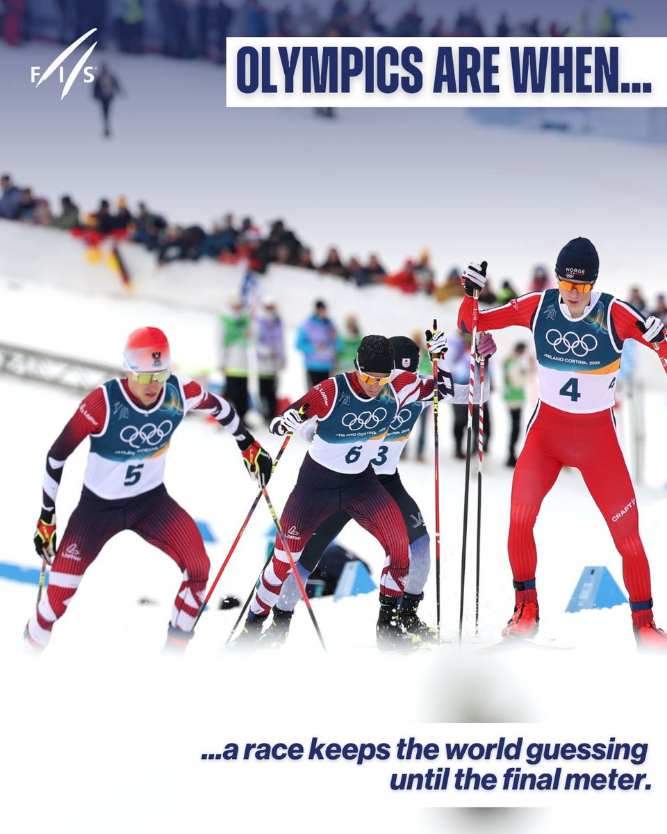 fisnoco's tweet photo. Today is Olympic Day✨
A day to celebrate all the values the Games, and Nordic Combined, embodies: courage, versatility, resilience, excellence👑
Outstanding performances & moments remembered forever🥇
Keep the Olympic story going!
#fisnoco #wintersport #olympics https://t.co/3v0CY6aX44