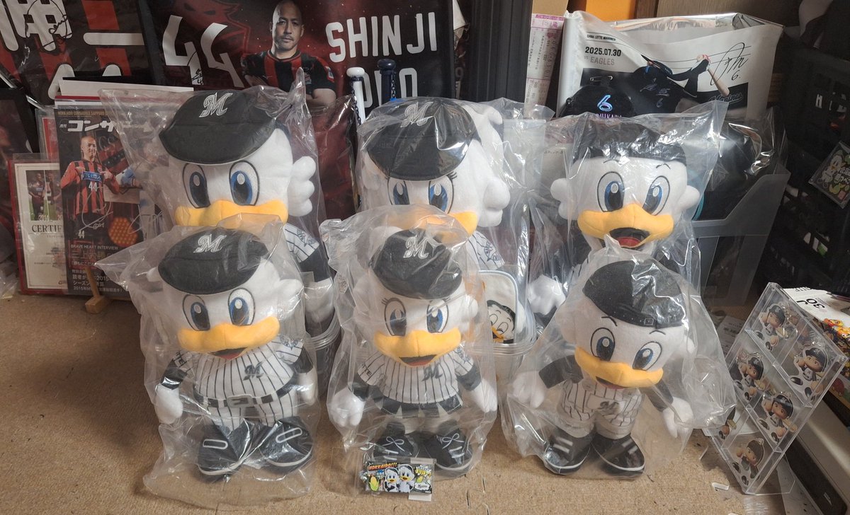 マーくんリーンちゃんズーちゃん並べてみた😃 #chibalotte