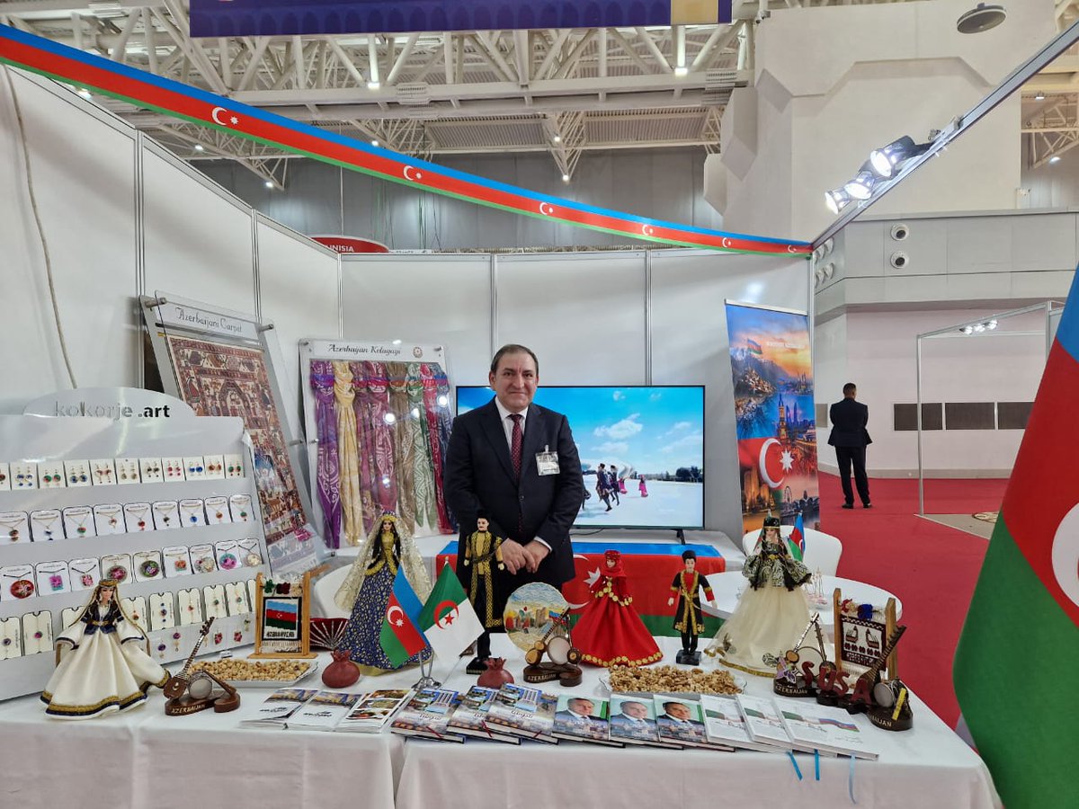 AzEmbAlgiers's tweet photo. مشاركة سفارة جمهورية أذربيجان لدى الجزائر في معرض الجزائر الدولي "SAFEX 2026"
Participation of the Embassy of the Republic of Azerbaijan in Algeria in the Algiers International Fair (SAFEX 2026). https://t.co/kn9eHAAUqD