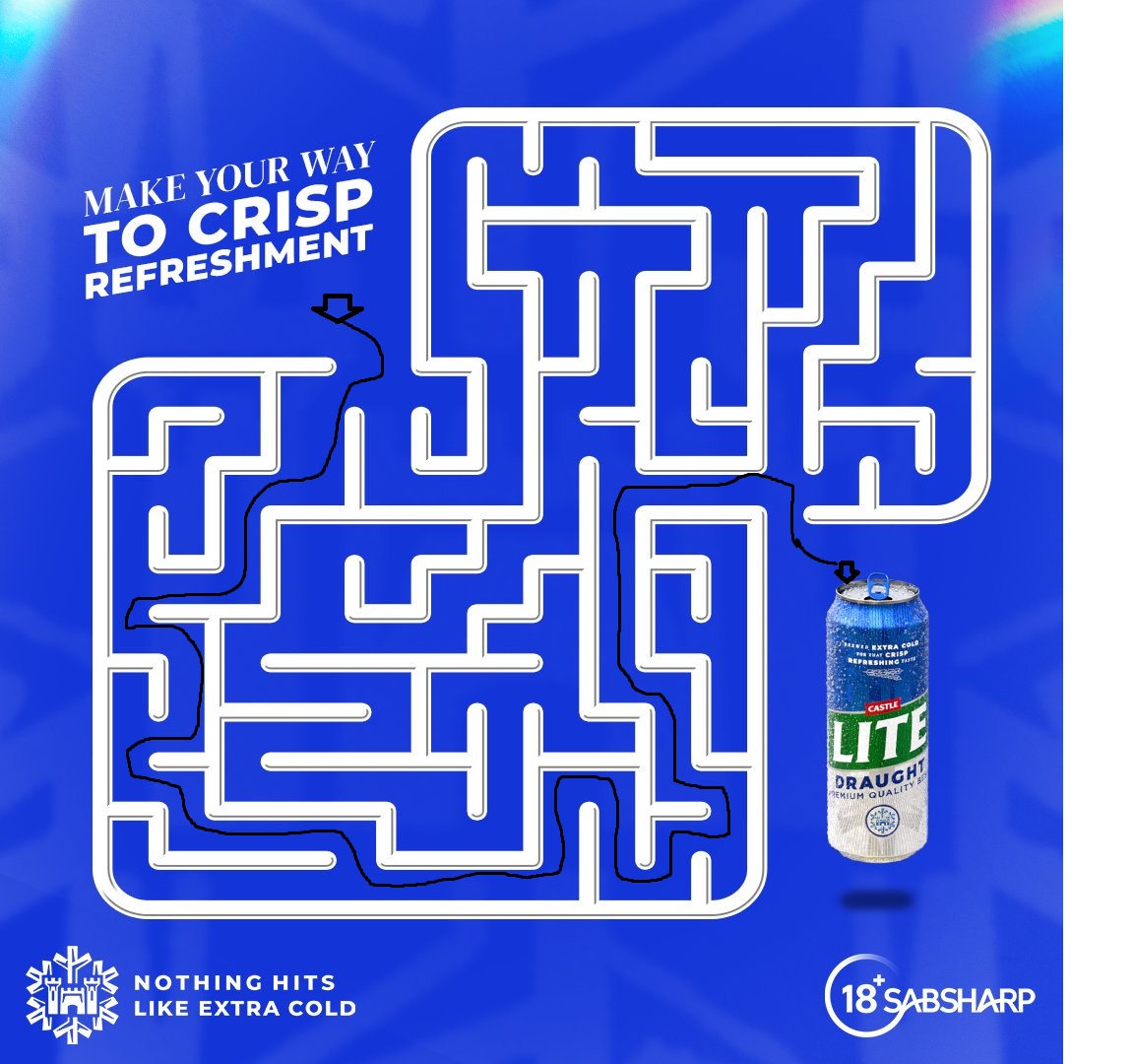 Jay_BeeP's tweet photo. @castlelitesa #NothingHitsLikeExtraCold Nazo https://t.co/4J2elBQ4L0