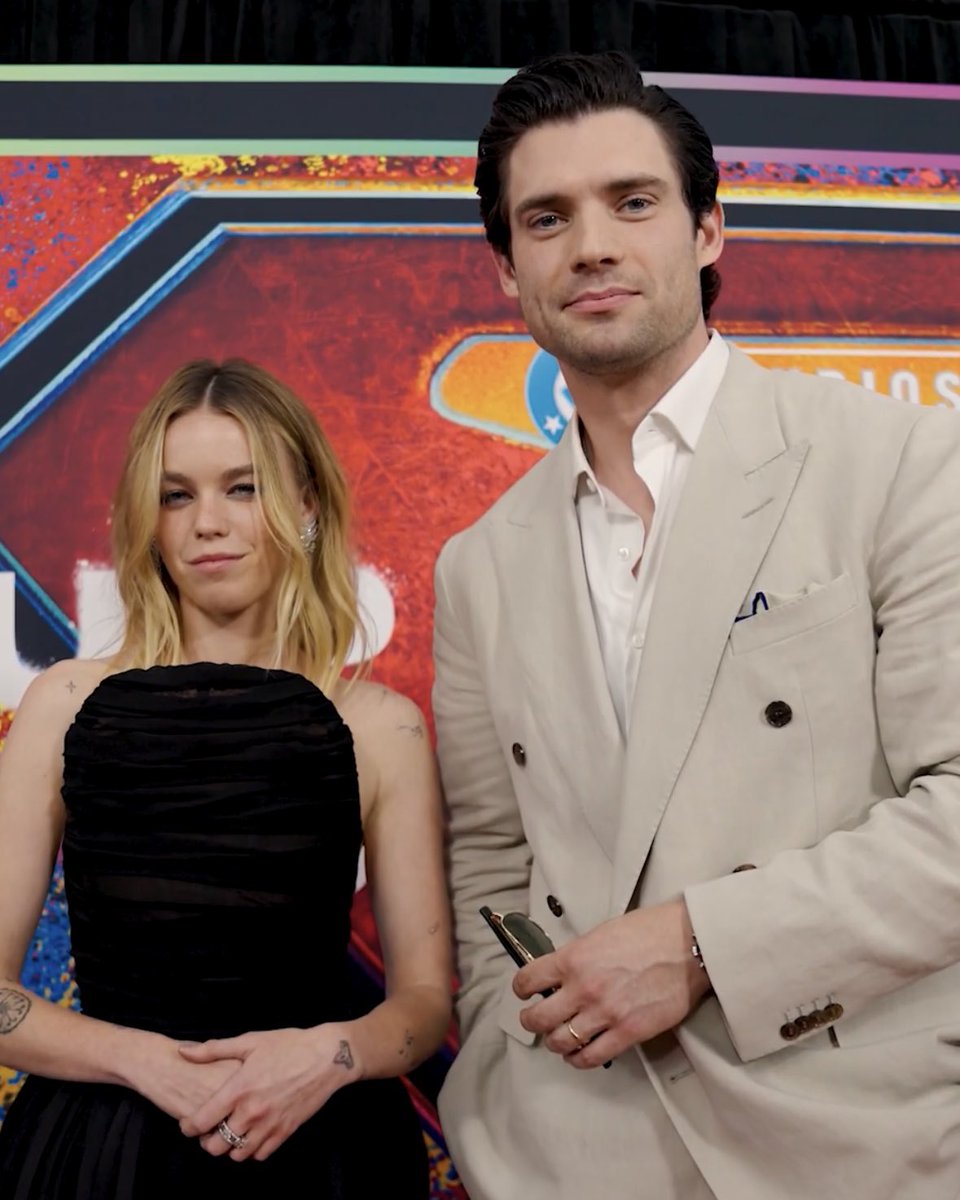 ComicBook's tweet photo. Milly Alcock says her Supergirl is “objectively stronger” than David Corenswet’s Superman, but that he’d still just let her win in a fight:

“I’m gonna win, but it’s cause he’s gonna let me win, cause [that’s who] he is.”

(source: @Variety) https://t.co/wjDyRb3Lsp