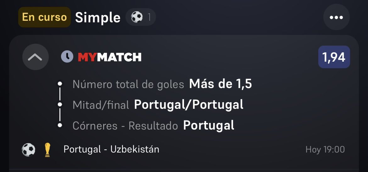 mentefria365's tweet photo. 📅 DÍA [1/30] 🚨30 DÍAS. 30 APUESTAS🚨

🎯 PICK DEL DÍA

⚽ [Portugal 🇵🇹 - Uzbekistán 🇺🇿]
💰 Cuota: [1.94]

📈 Balance actual:
✅ Aciertos: 0
❌ Fallos: 0

Si quieres seguir los 30 días completos, sígueme y activa las notificaciones.

¿VERDE O ROJO? 👇🍀 https://t.co/GkaTx4jKyQ