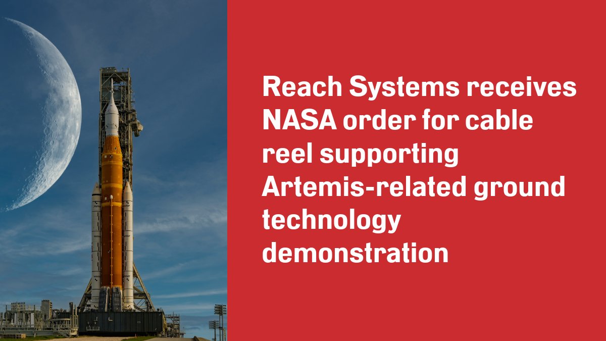 reachsystemsinc's tweet photo. The headline is @NASA. The bigger story is how engineering built for demanding marine environments can travel into entirely new applications. A Nanaimo-built cable reel is the latest example: https://t.co/uPIXuebxBo https://t.co/Zi6a7ocNlv