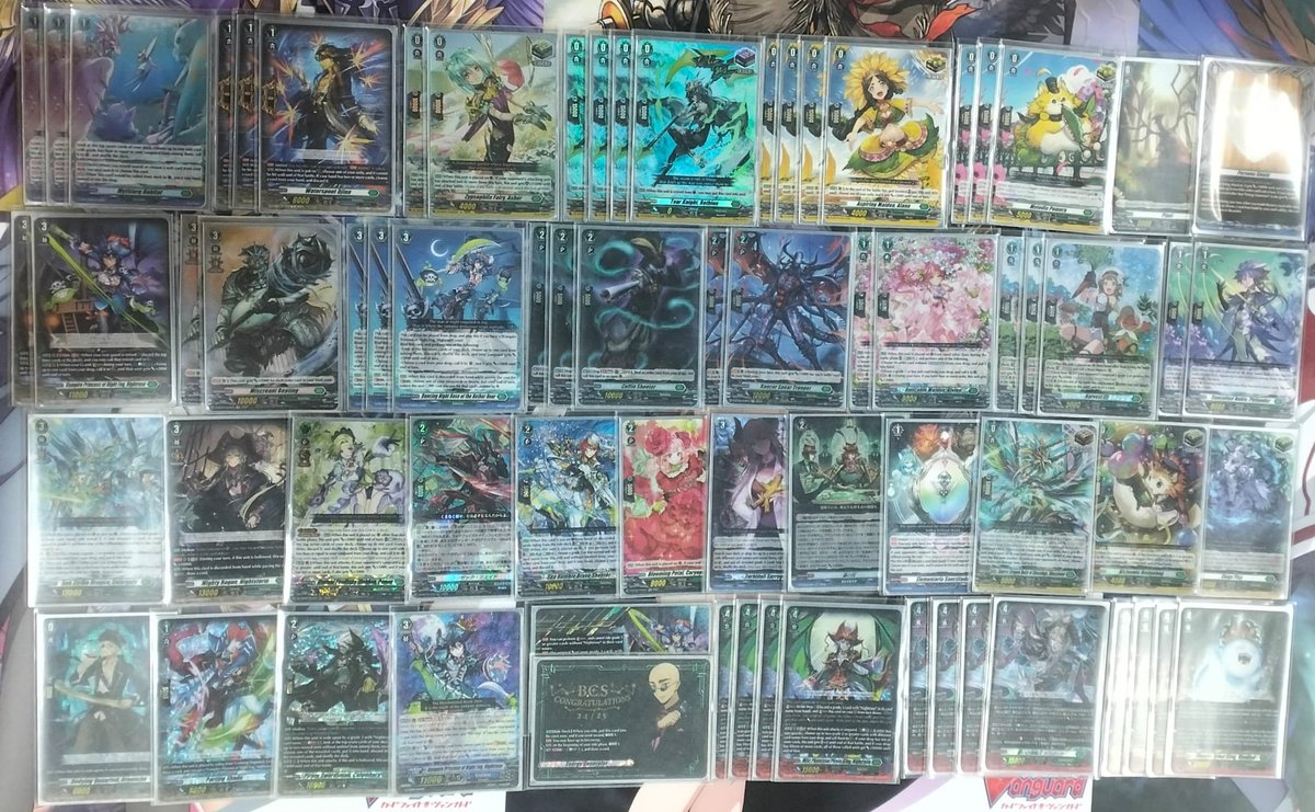 NightmareYander's tweet photo. Helping same friend post again
@KouritenSG weekly locals
2-1
Deck nightrose

R1  cbd 2nd W
R2 kaicon 2nd W
R3 zorga fantome 2nd L (triple critted)

@Commander_Jaime the nightrose ruch crush got more toxic 

#VGTopDecks 
#ヴァンガードデッキ紹介
 #ヴァンガード優勝 
#スタンダード https://t.co/28cXfgJnaO
