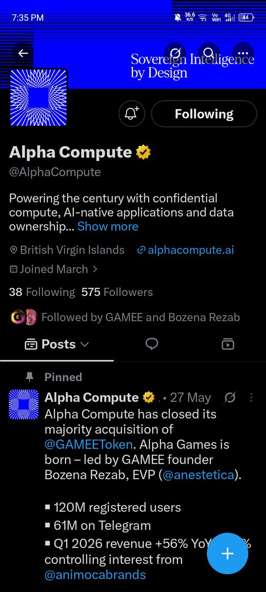 rawtiger393's tweet photo. @GAMEEToken Done ✅ Thanks for the good stream 🔥❤️ https://t.co/F4Y3lJ9OGj