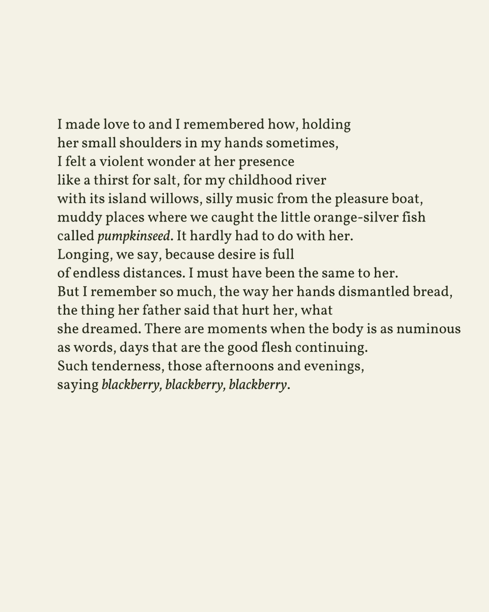 readalittlepoem's tweet photo. “Longing, we say, because desire is full / of endless distances.”

— Robert Hass

.
.
.

This poem appeared in Praise by Robert Hass, published by Ecco Press, 1979. Shared here with deep gratitude. https://t.co/S7LaIkYjl2
